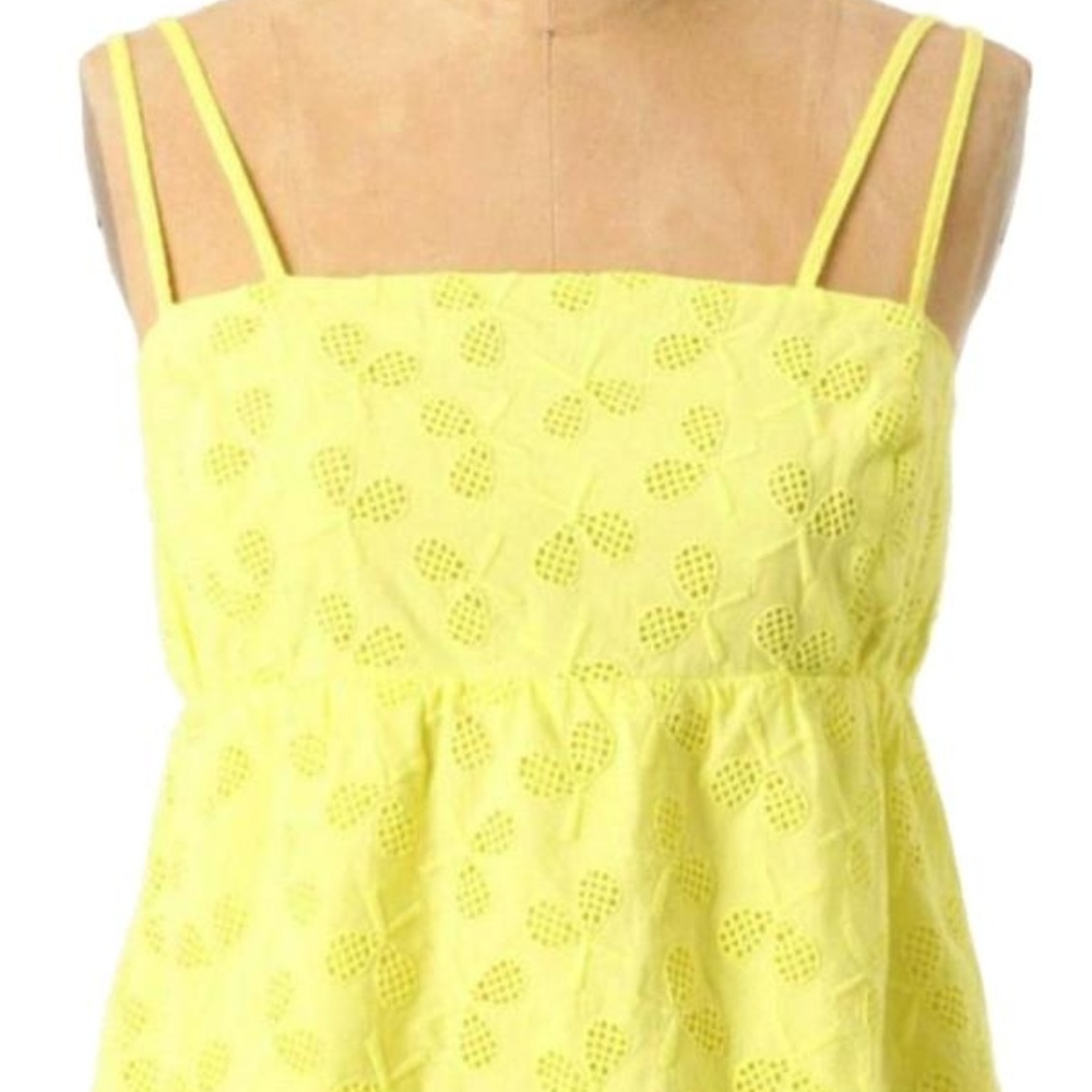 Anthropologie tennis embroidered tank--never worn!